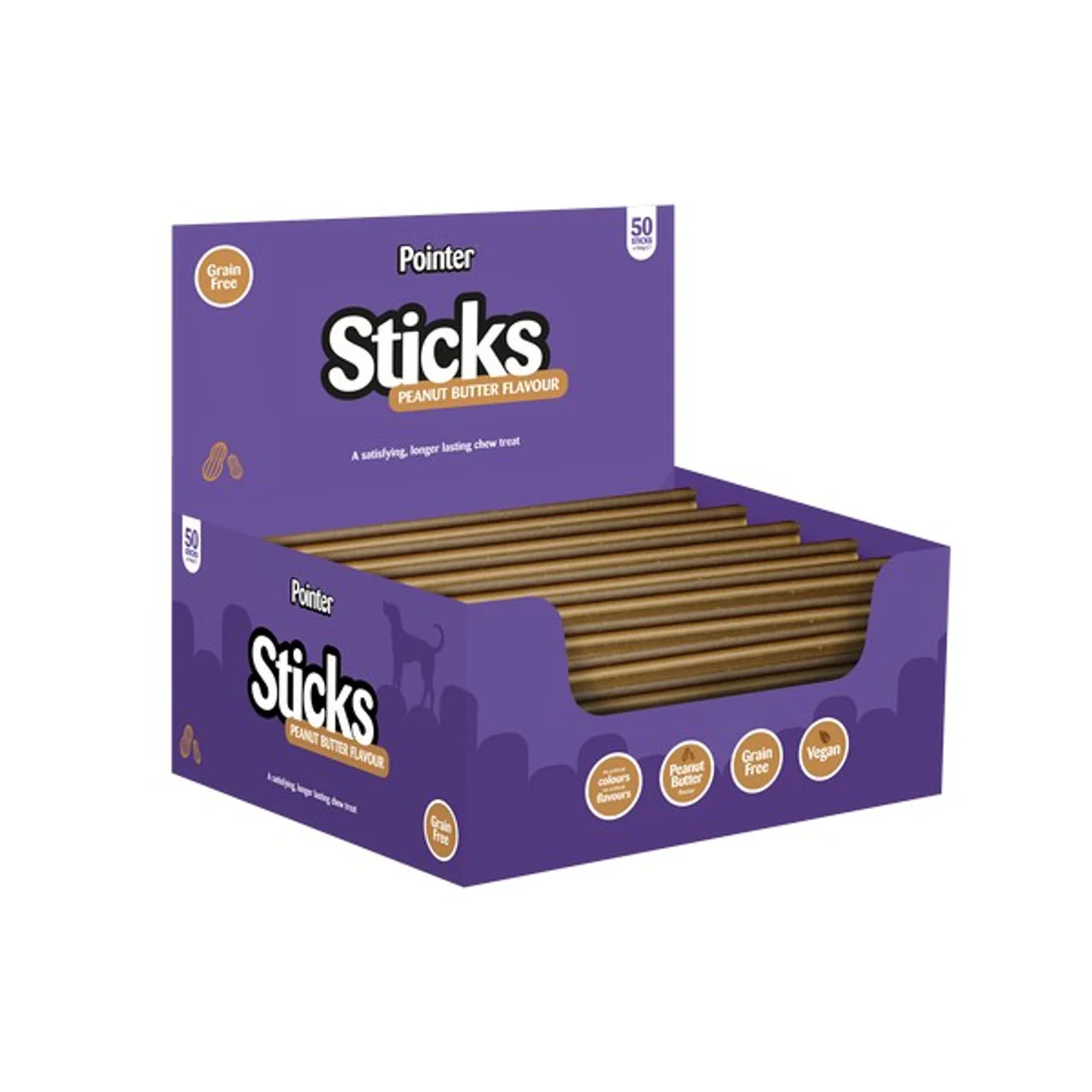 Pointer Grain Free Dental Sticks For Dogs 50 Pack Box - Image 4