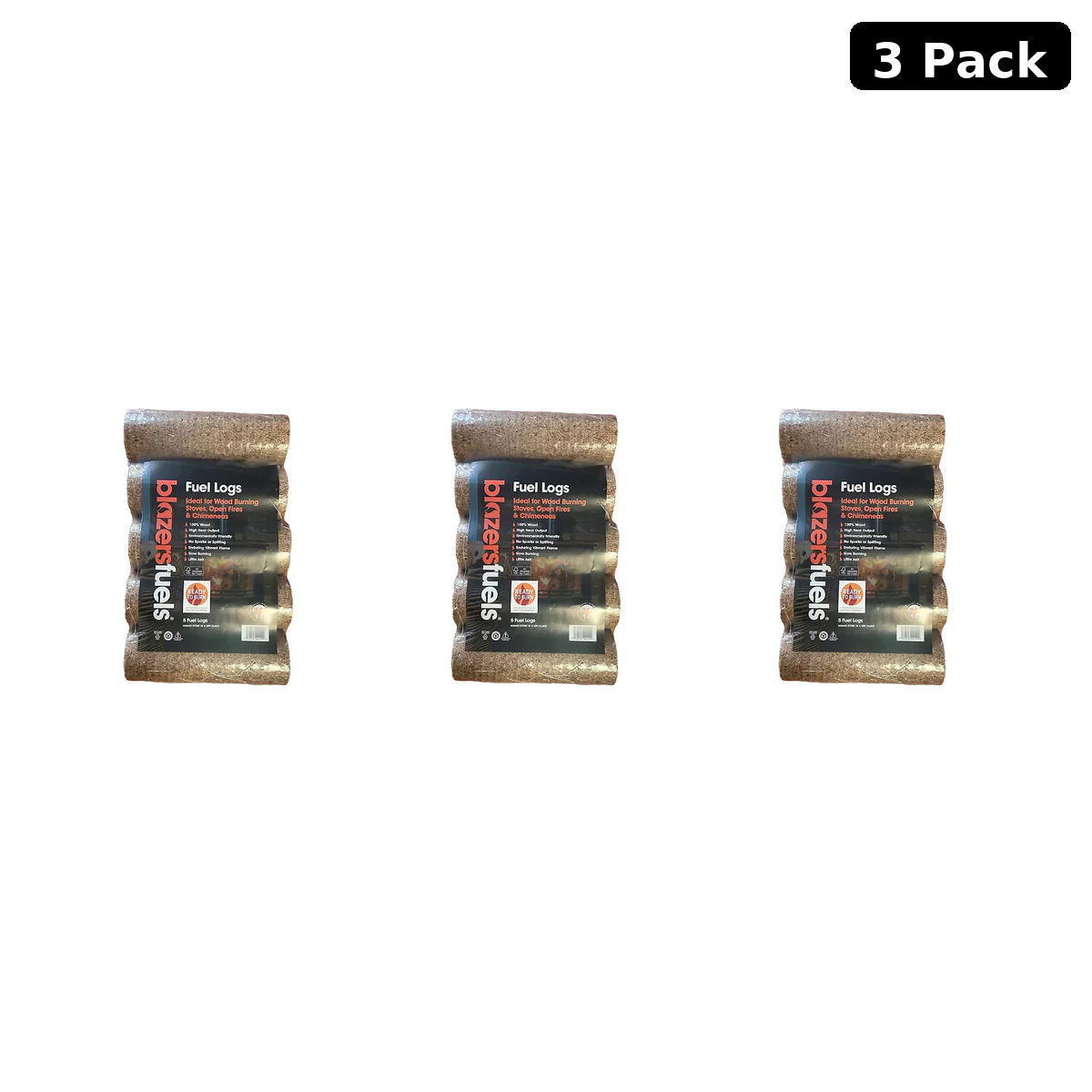 Rapifire Fast Flame Kindling 10L & Blazers Fuel Logs (5 Pack) - Image 6