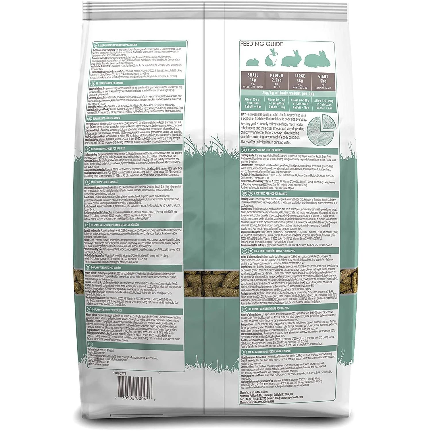 Supreme Science Selective Adult Grain Free Rabbit Food 1.5kg - Image 3