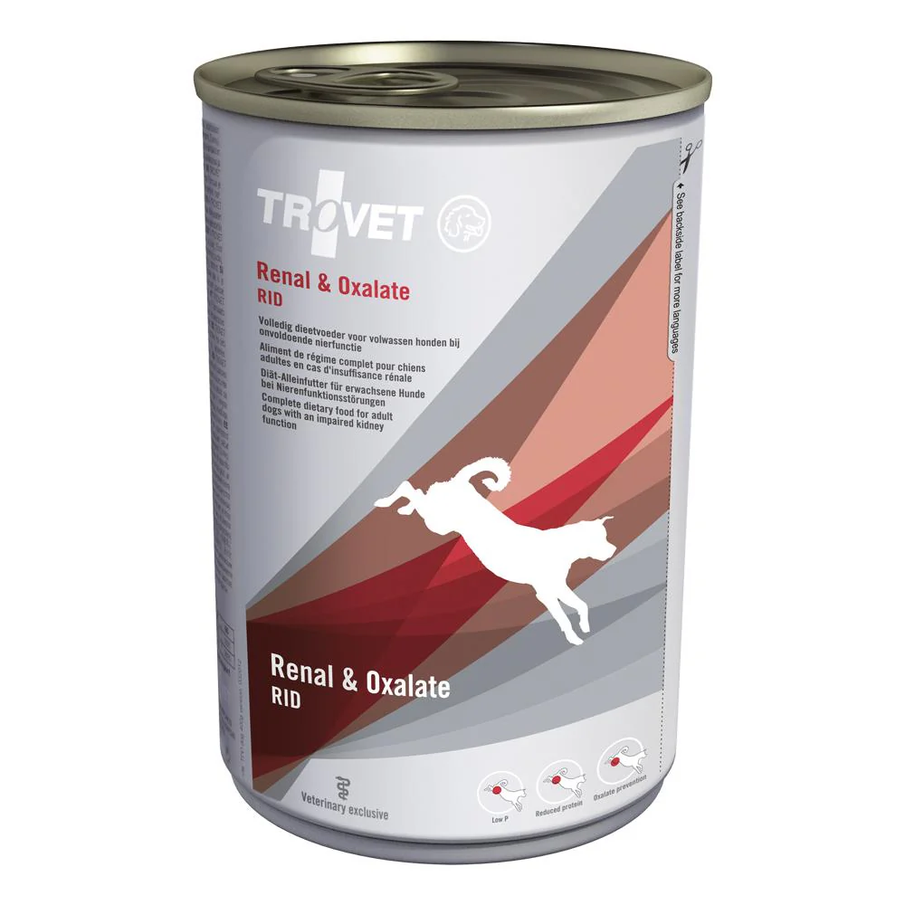 Trovet Renal & Oxalate Diet (RID) Canine - 6 x 400g Cans