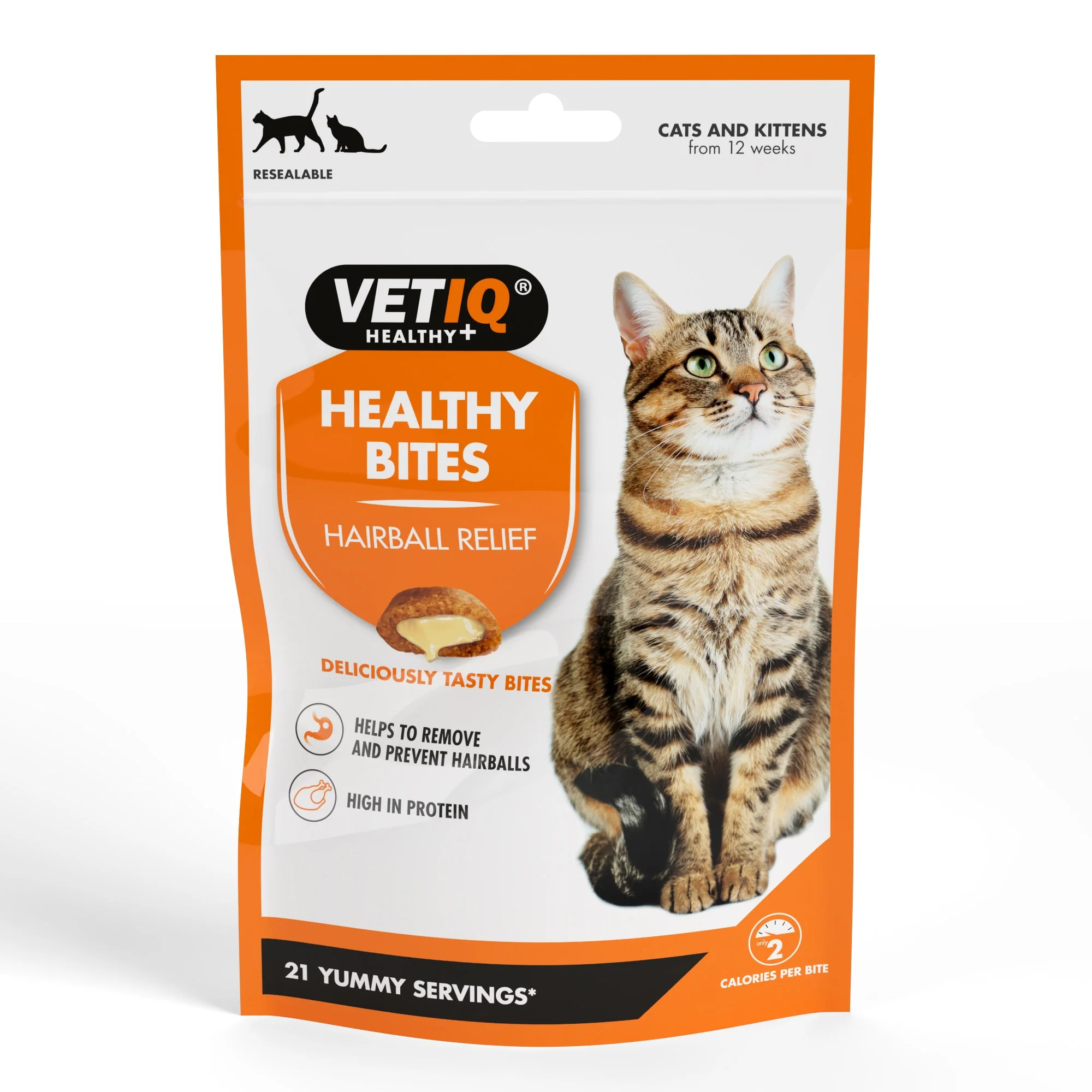 VetIQ Healthy Bites Hairball Remedy for Cats and Kittens 65g