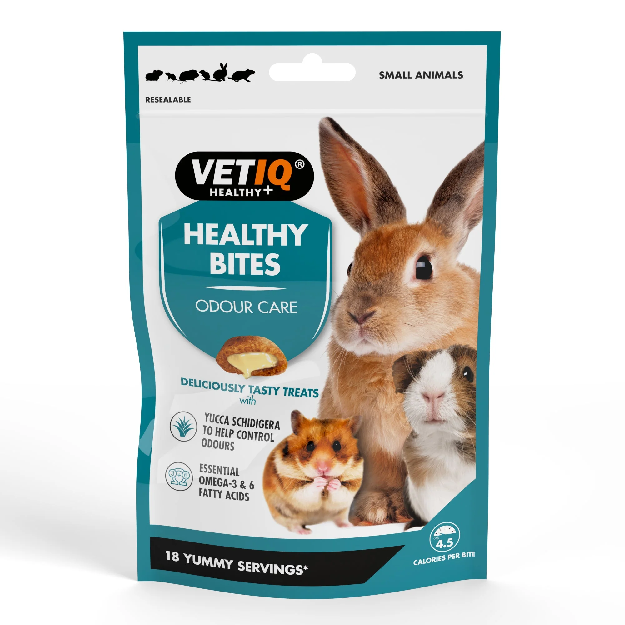 VetIQ Odour-Care Treats - Small Animal 30g