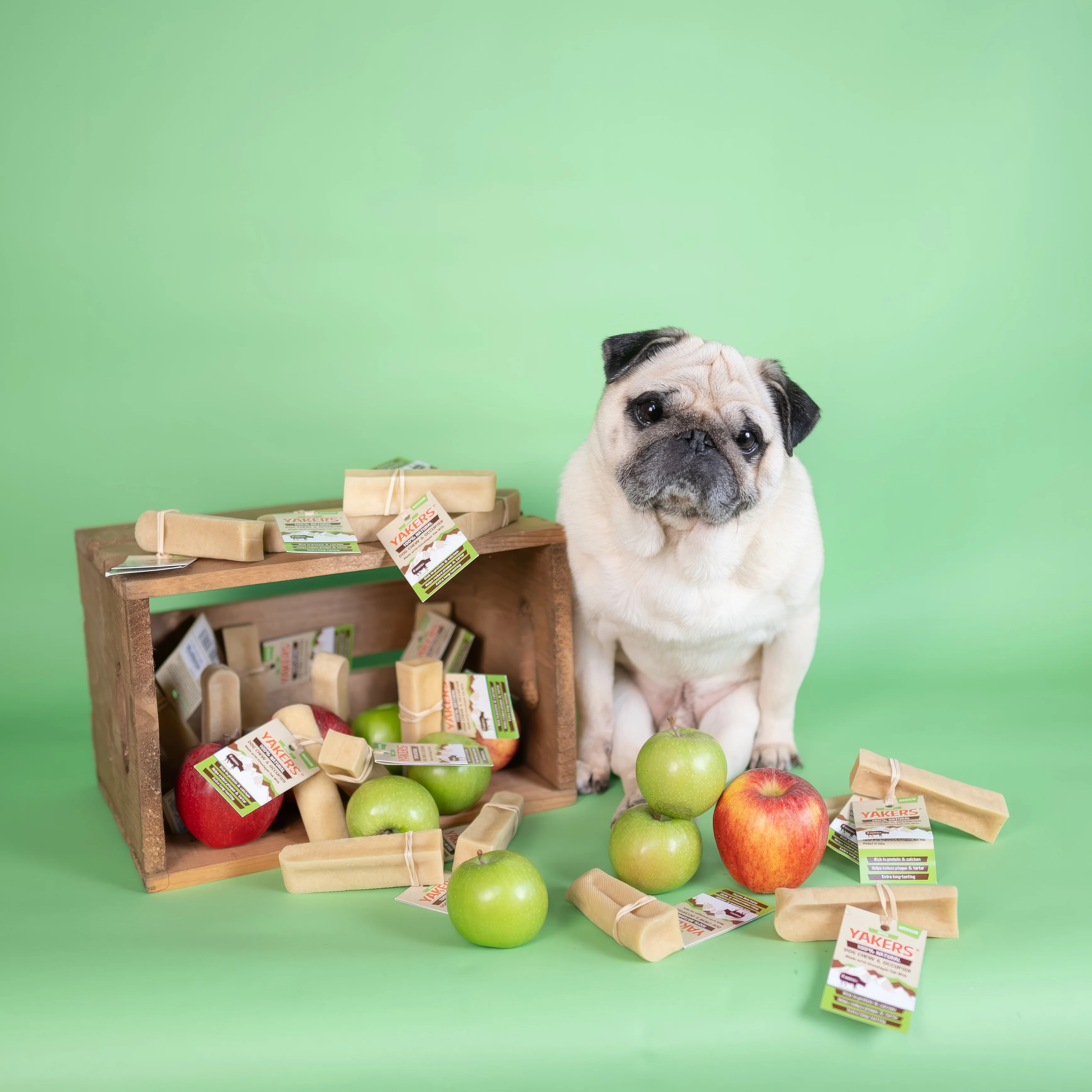 Yakers Himalayan Yak Milk Dog Chew Apple Box - Image 3
