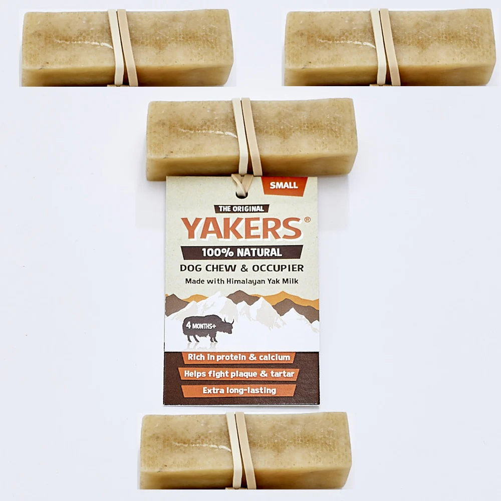 Yakers Natural Dog Treats Dry Himalayan Yak Milk Chew Bar Singles - Image 3